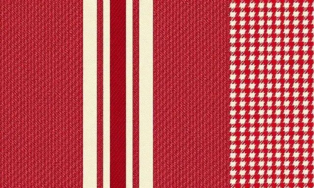 Seamless menswear surface pattern swatch with tailored geometric motifs in muted brass and ink